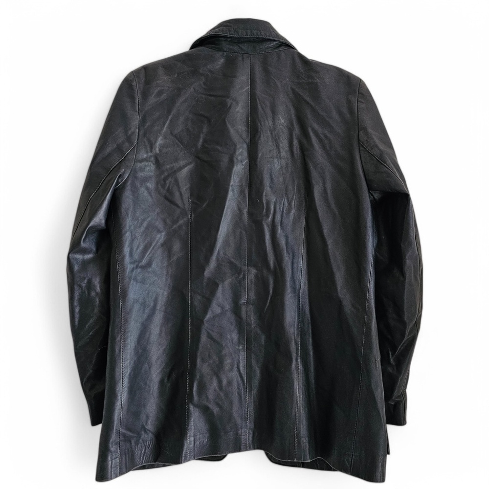 MDL Vintage Italian Leather Jacket – Women’s Size 42 (Fits Like Medium) – Black - Picture 6 of 9